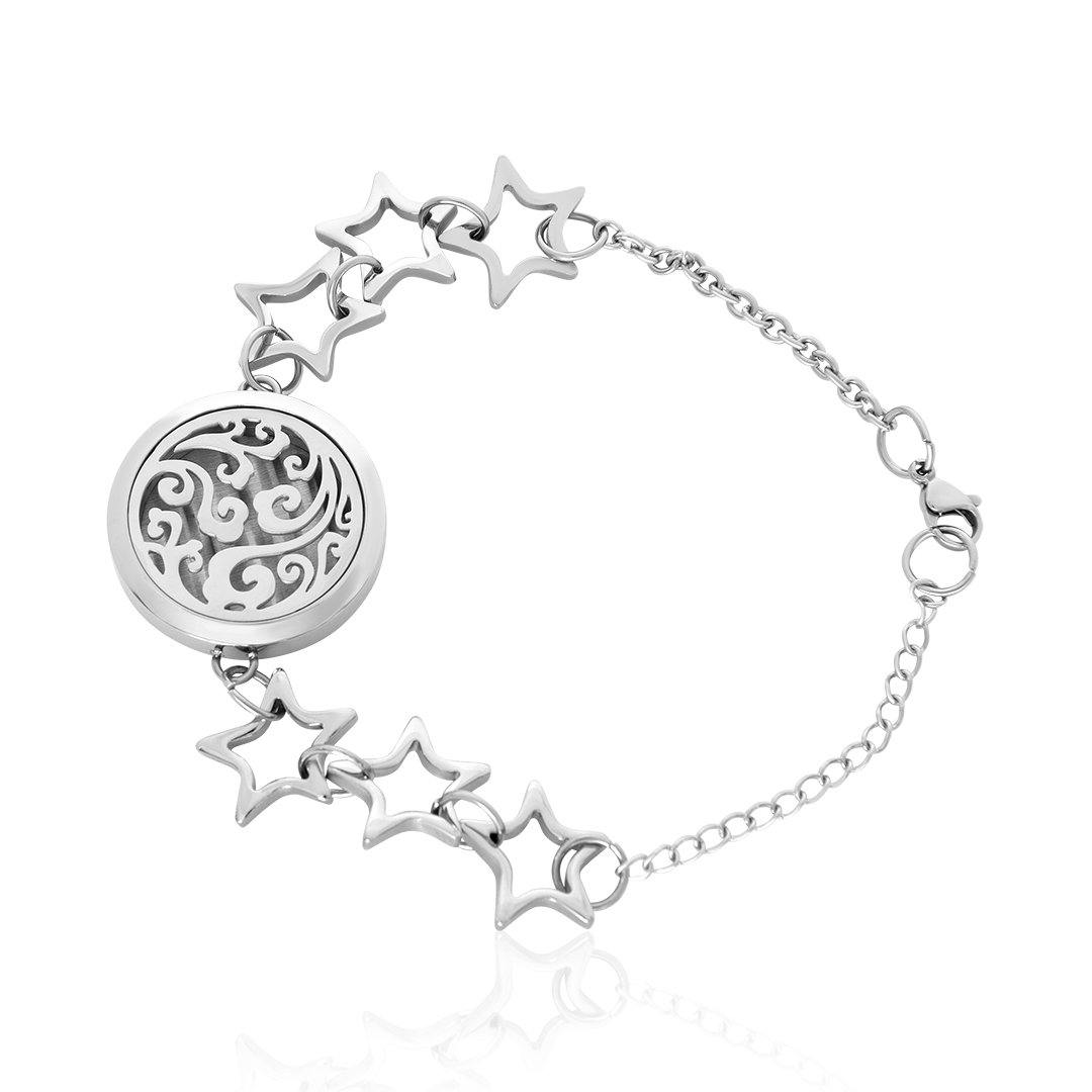 Stars & Swirls Aromatherapy Diffuser Bracelet