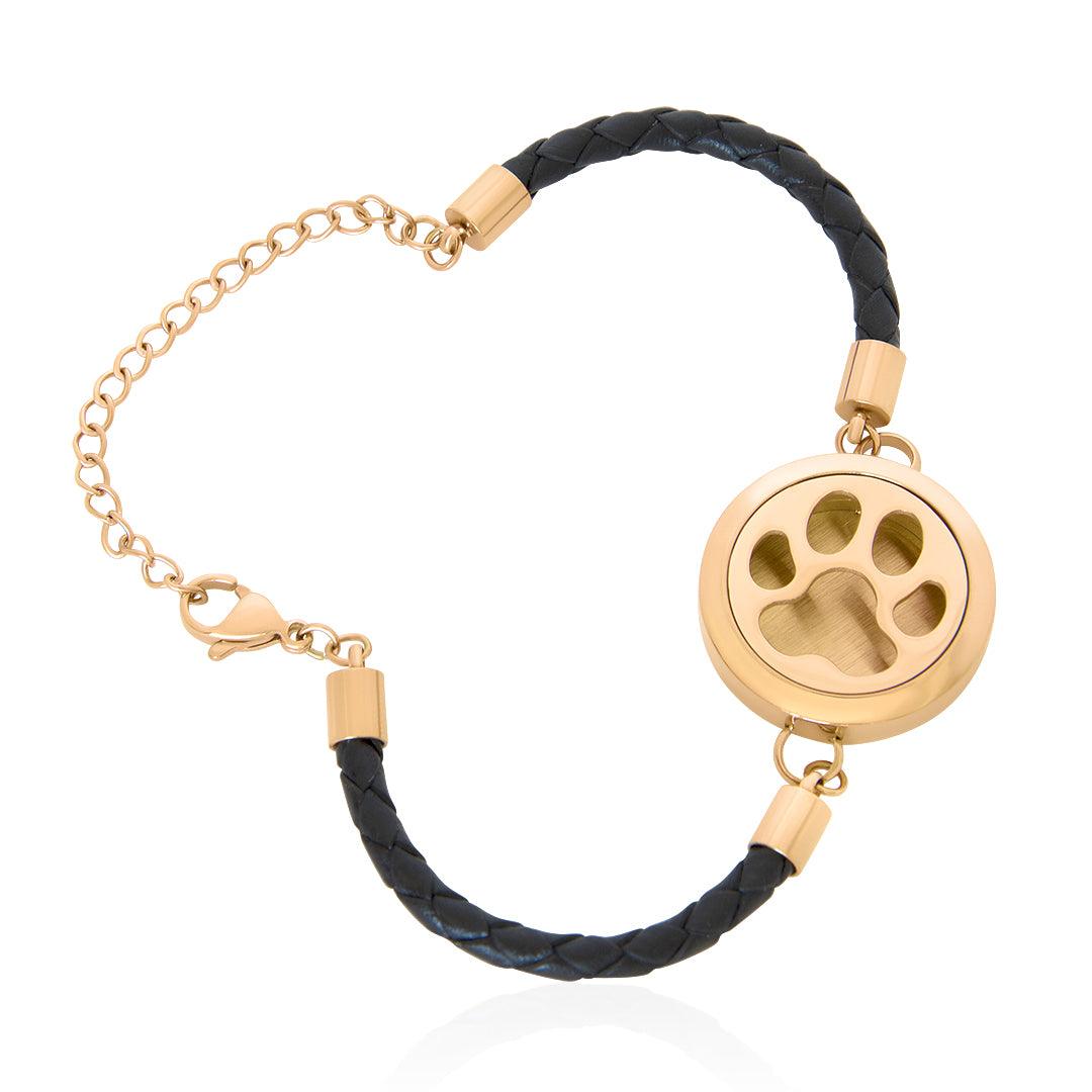 Paw Print Aromatherapy Diffuser Bracelet