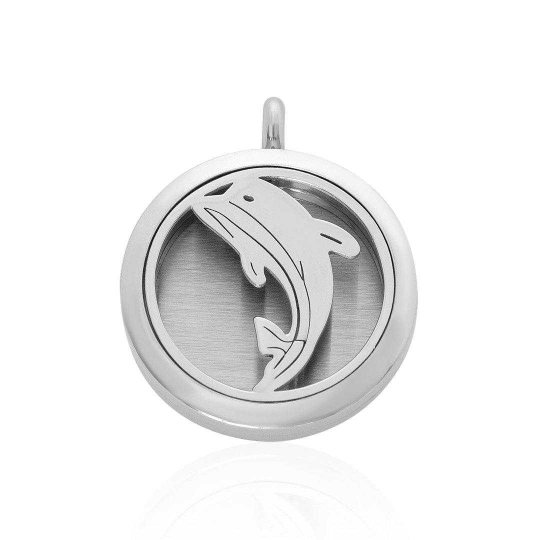 Dolphin Aromatherapy Diffuser Pendant Necklace