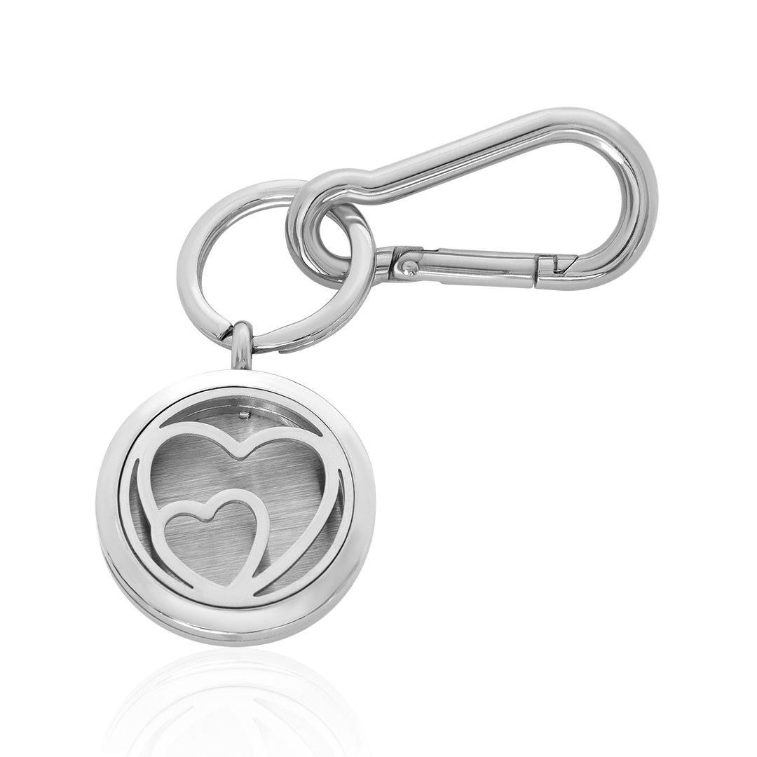 Heart Aromatherapy Diffuser Keychain