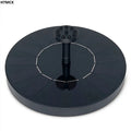 Solar bird bath fountain pump