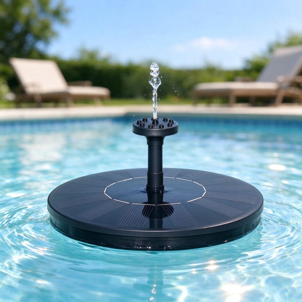 Fountain spray patterns